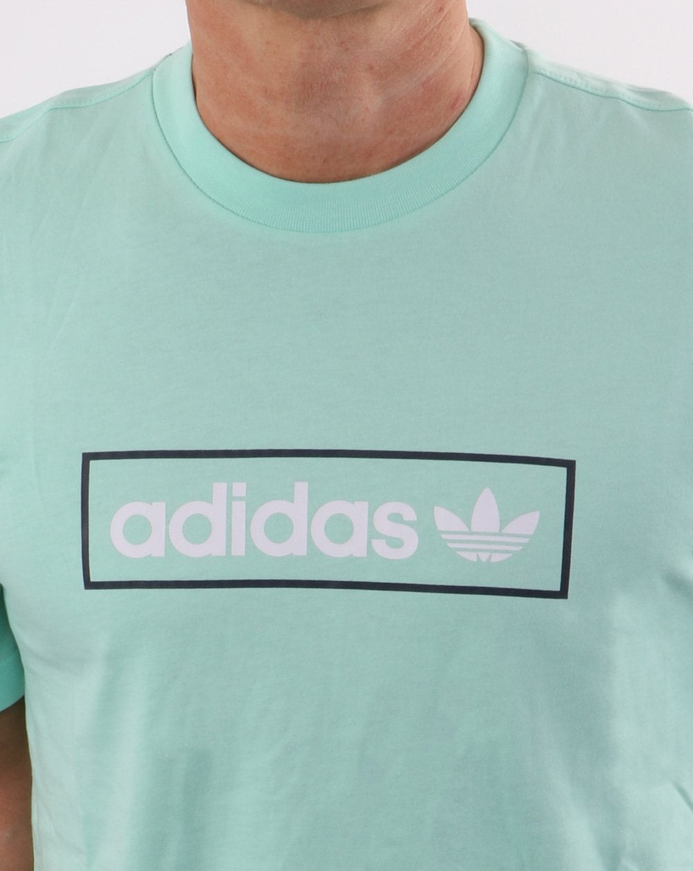 Adidas Originals Linear Logo T Shirt Clear Mint