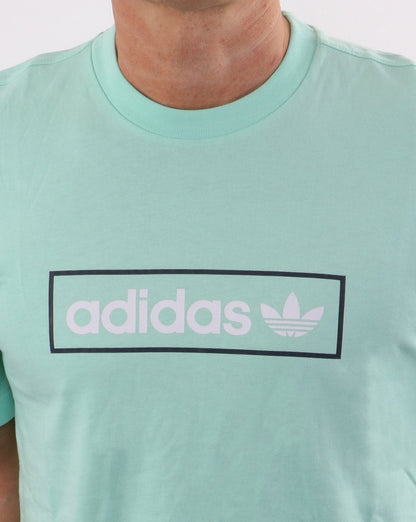 Adidas Originals Linear Logo T Shirt Clear Mint