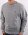 Lacoste Organic Cotton Sweatshirt Silver Grey Marl