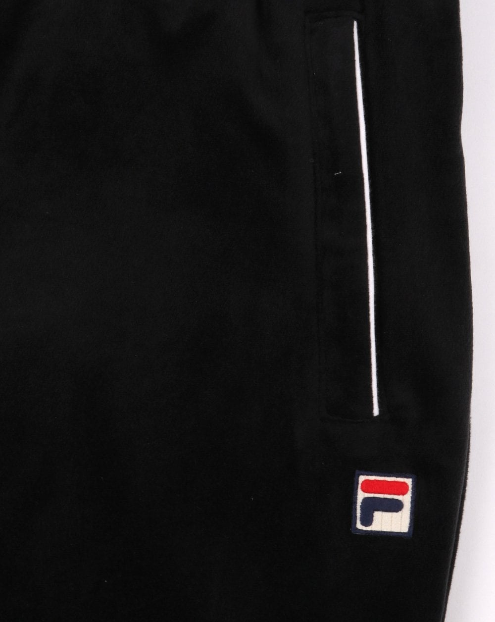 Fila Vintage Velour Track Pants Black