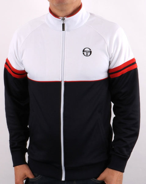 Sergio Tacchini Orion Track Top White/Navy/Red