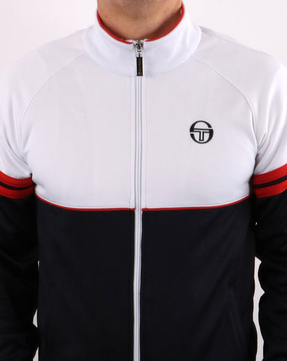 Sergio Tacchini Orion Track Top White/Navy/Red