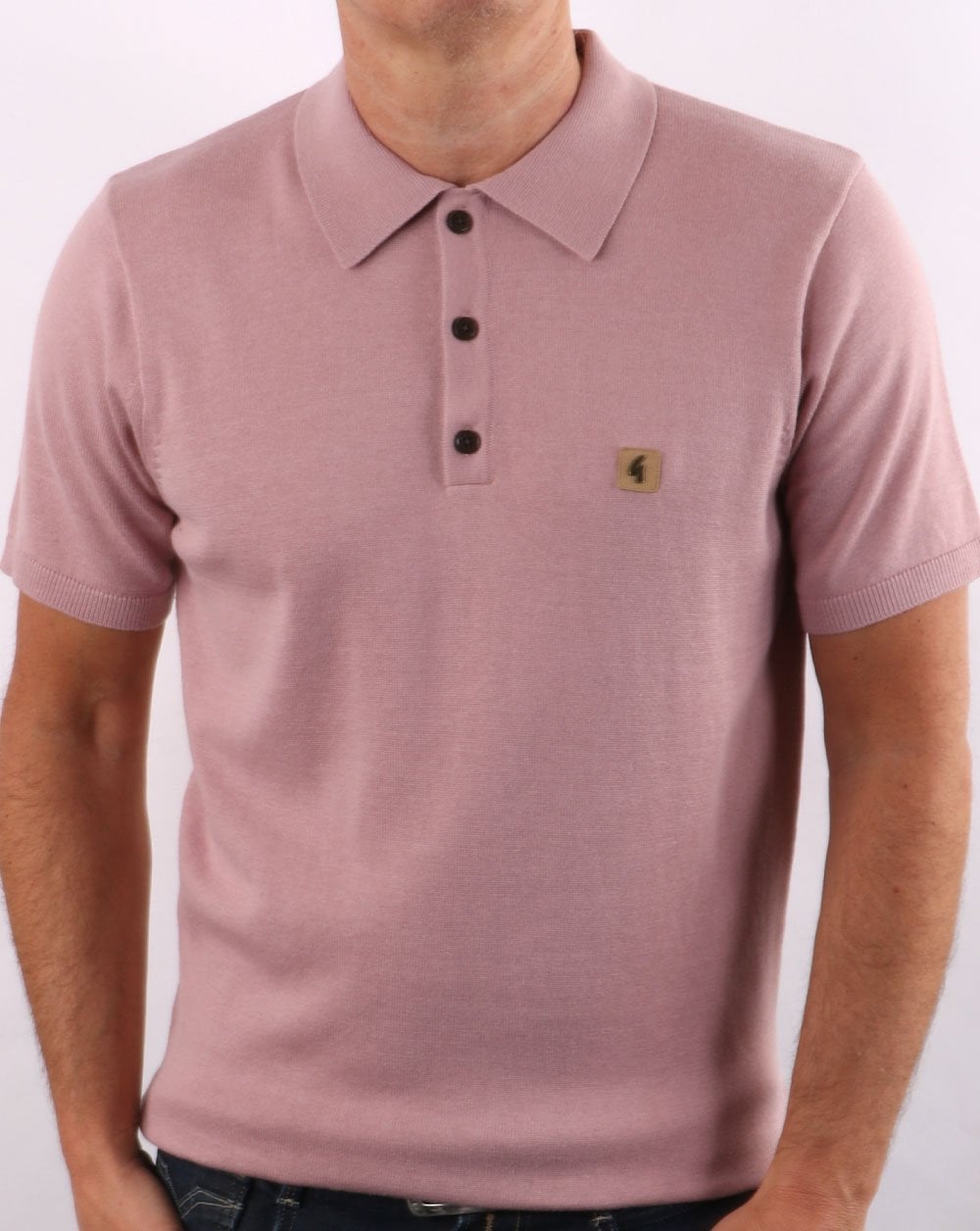 Gabicci Vintage Jackson Polo soft Pink
