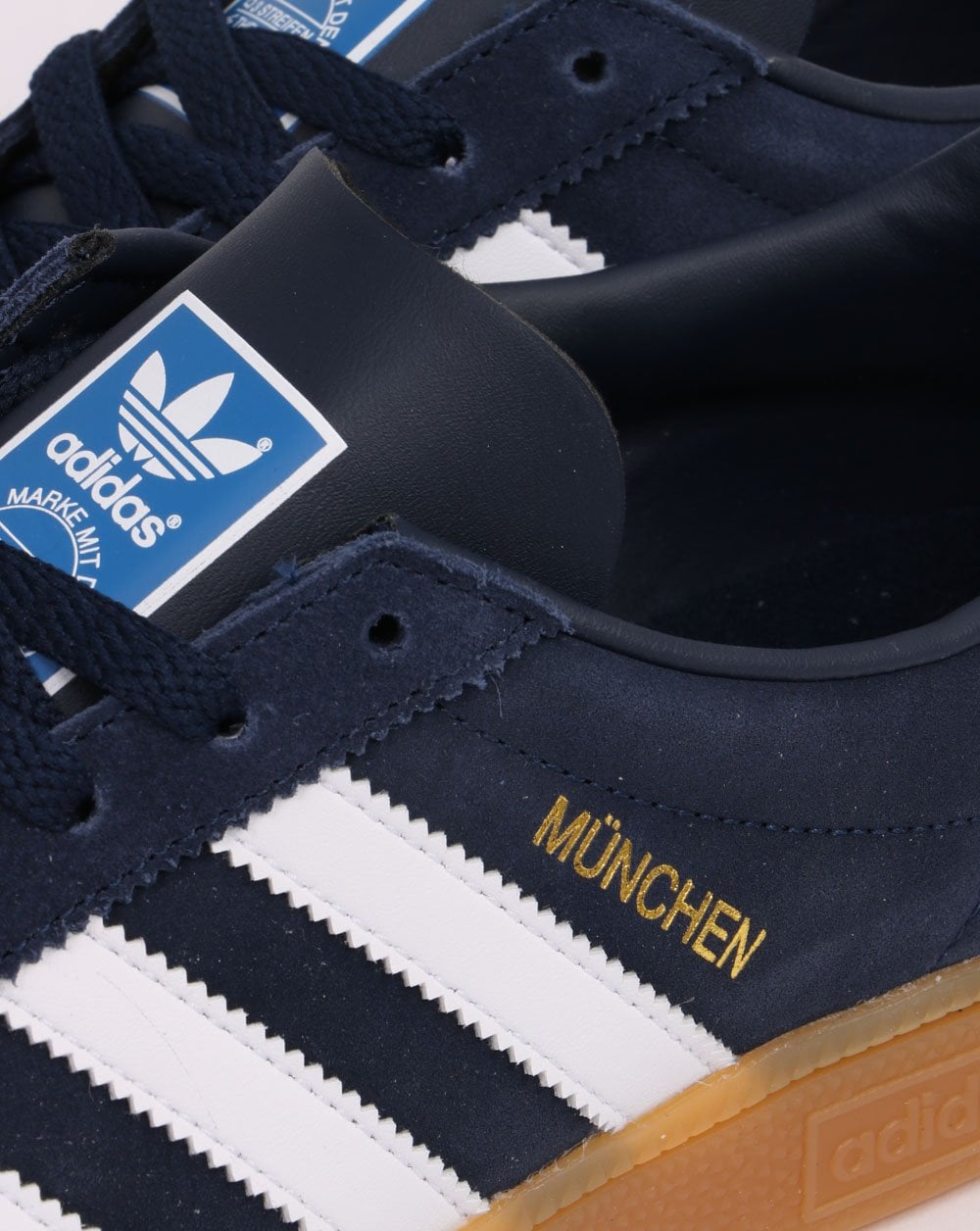 Adidas Munchen Trainers Navy/White/Gum