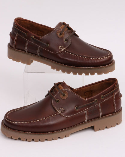Barbour Stern Shoes Mahogany