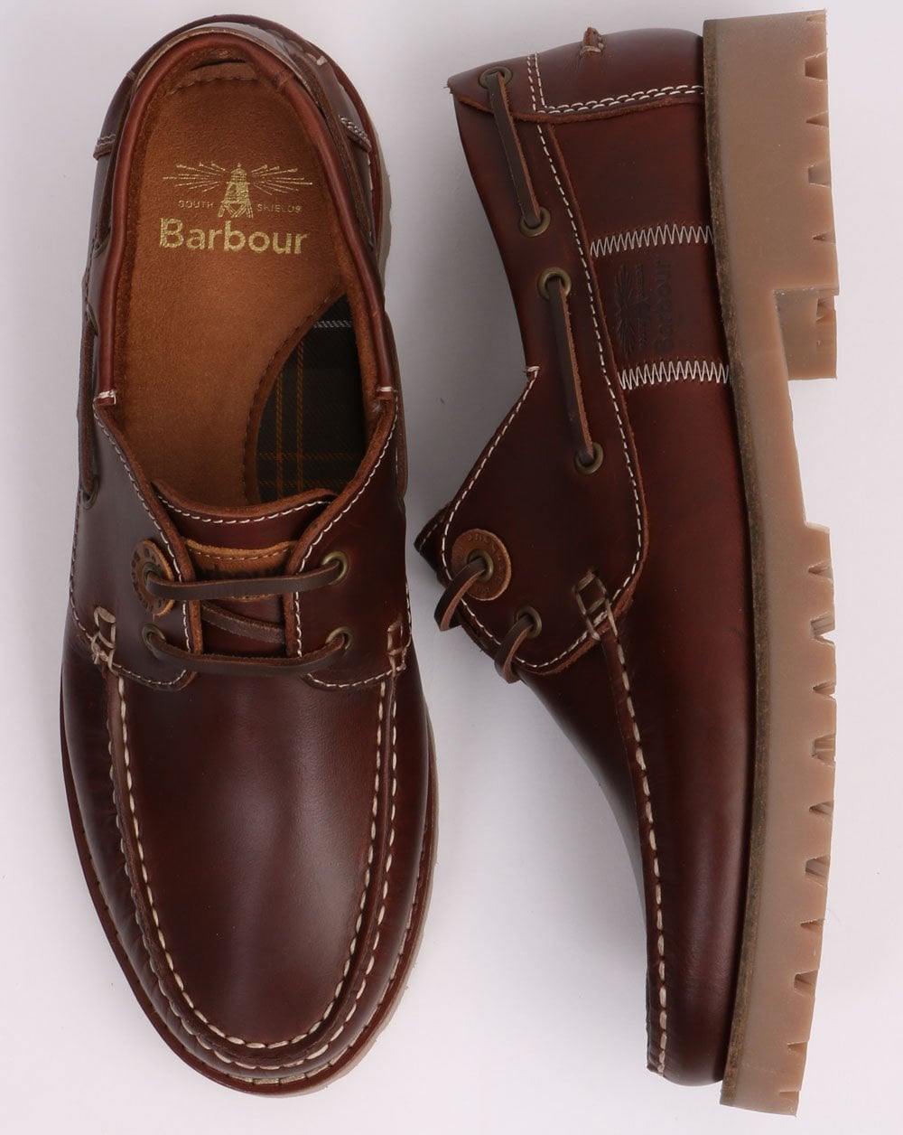 Barbour Stern Shoes Mahogany