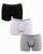 Tommy Hilfiger 3 Pack Trunks White/Grey/Black