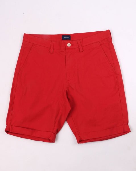Gant Regular Sunfaded Shorts Red