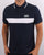 Barbour International Block Stripe Polo Dress Blue