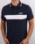 Barbour International Block Stripe Polo Dress Blue