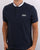 Barbour International Tipped Sports Collar Polo Dress Blue
