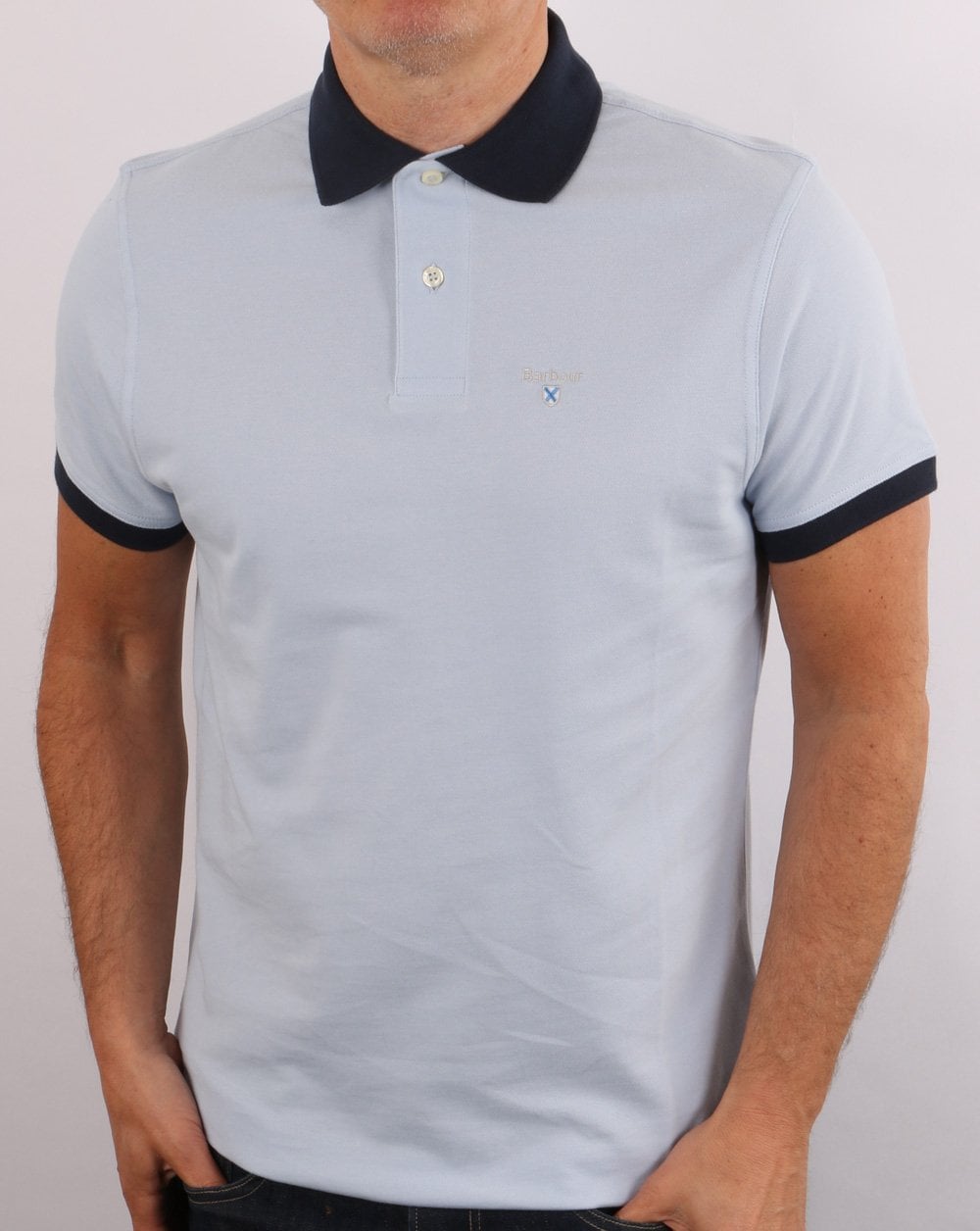 Barbour Lynton Polo Blue
