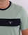 Barbour Panel Tee Faded Green