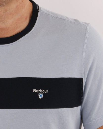 Barbour Panel Tee sky navy