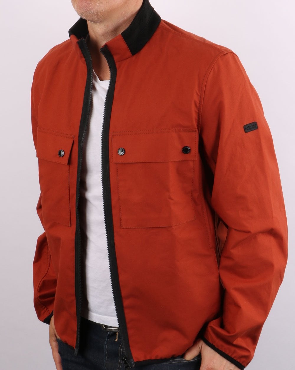 Barbour International Belsfield Casual Jacket Clay Red