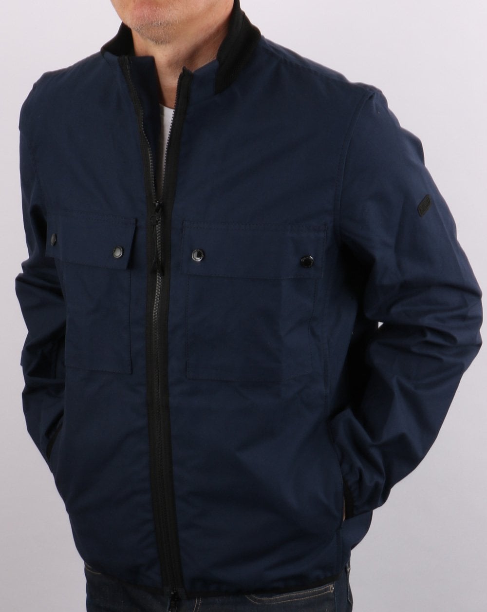 Barbour International Belsfield Casual Jacket Dress Blue