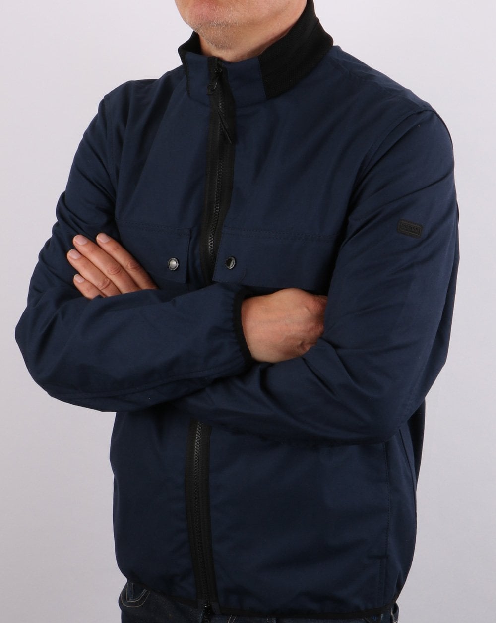 Barbour International Belsfield Casual Jacket Dress Blue