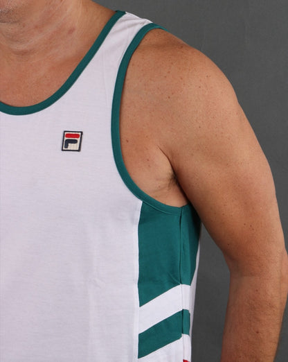 Fila Vintage Vest White-Green-Red