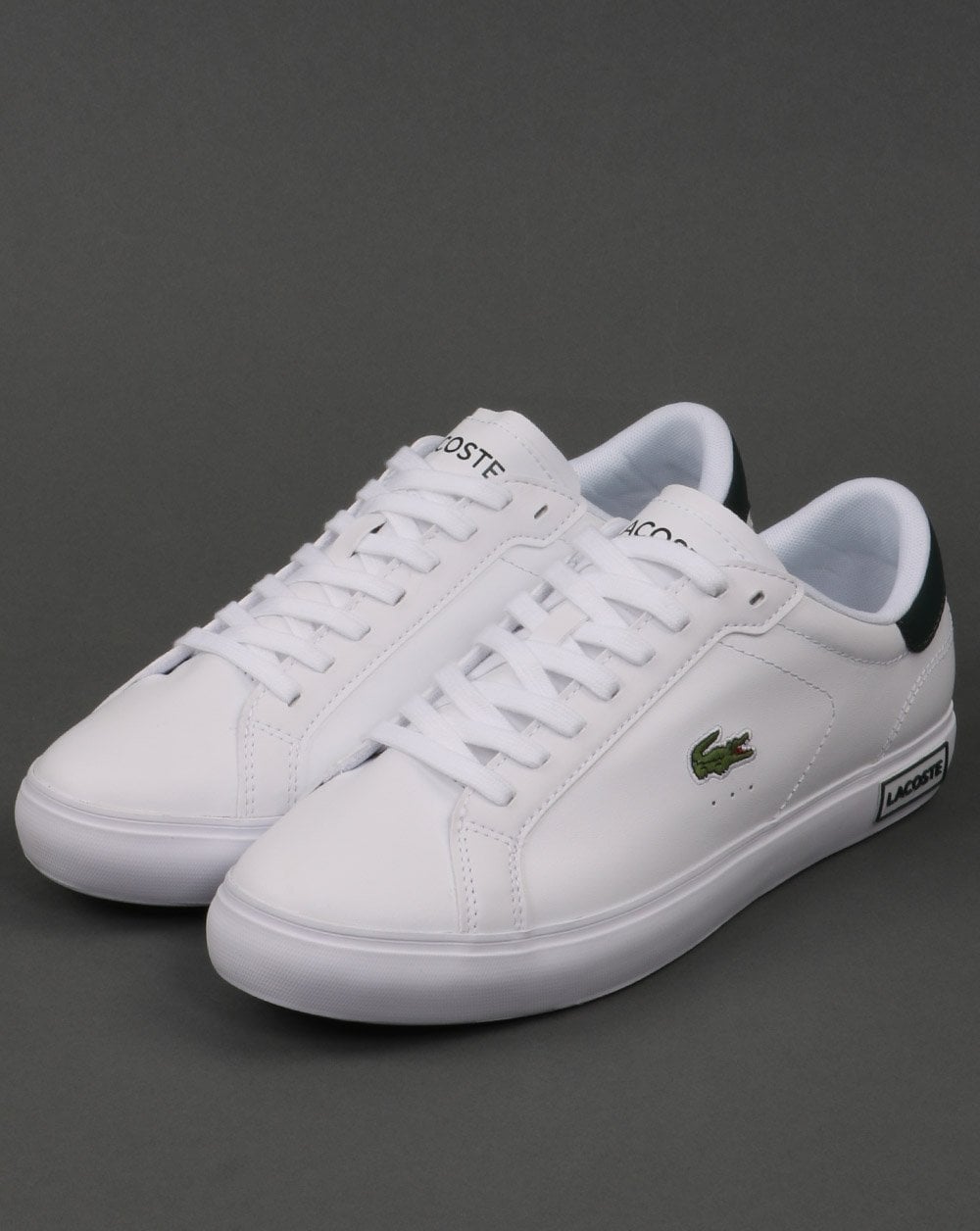 Lacoste Footwear Powercourt Trainer White/dark Green