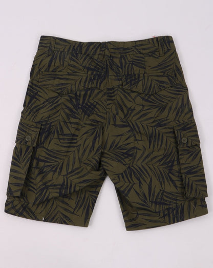 Benetton Combat Print Shorts Khaki