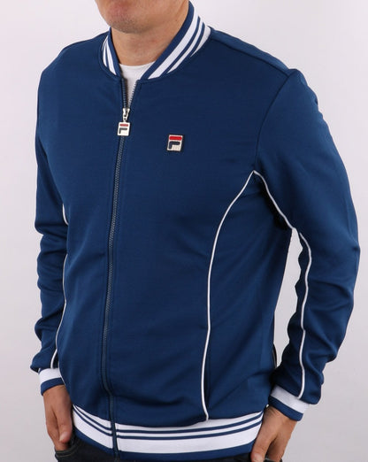Fila Vintage Retro Track Top Navy