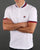 Fila Vintage Collar Polo Shirt White Navy Red