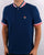 Fila Vintage Collar Polo Shirt Blue