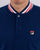 Fila Vintage Collar Polo Shirt Blue