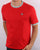 Fila Vintage Retro Ringer T Shirt Red