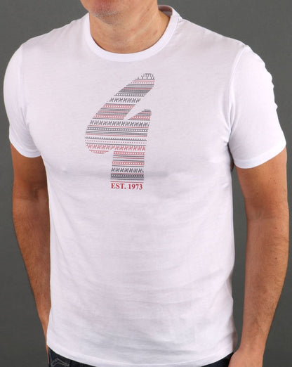 Gabicci Vintage Isle T-shirt White