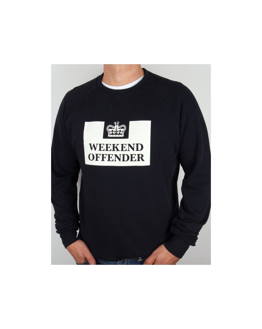 Weekend Offender Penitentiary Sweatshirt Navy