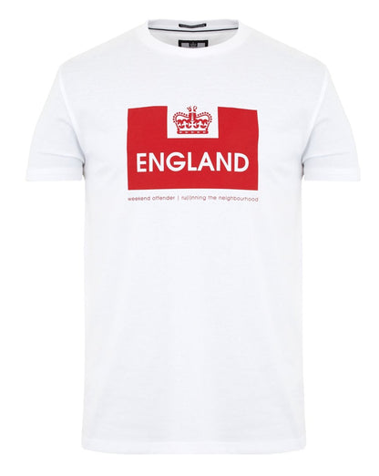Weekend Offender England City Series T-shirt White