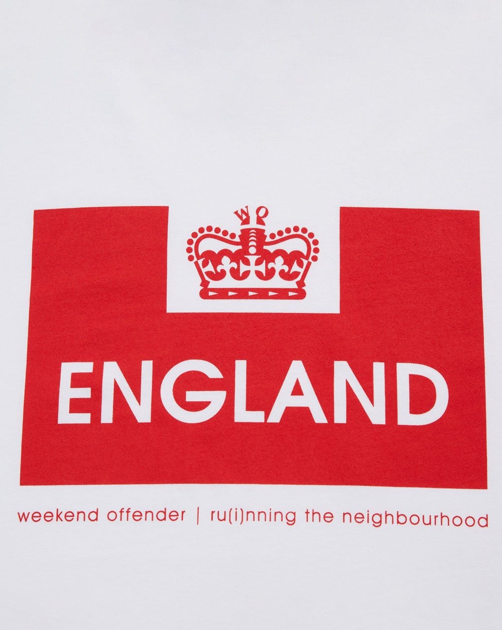 Weekend Offender England City Series T-shirt White