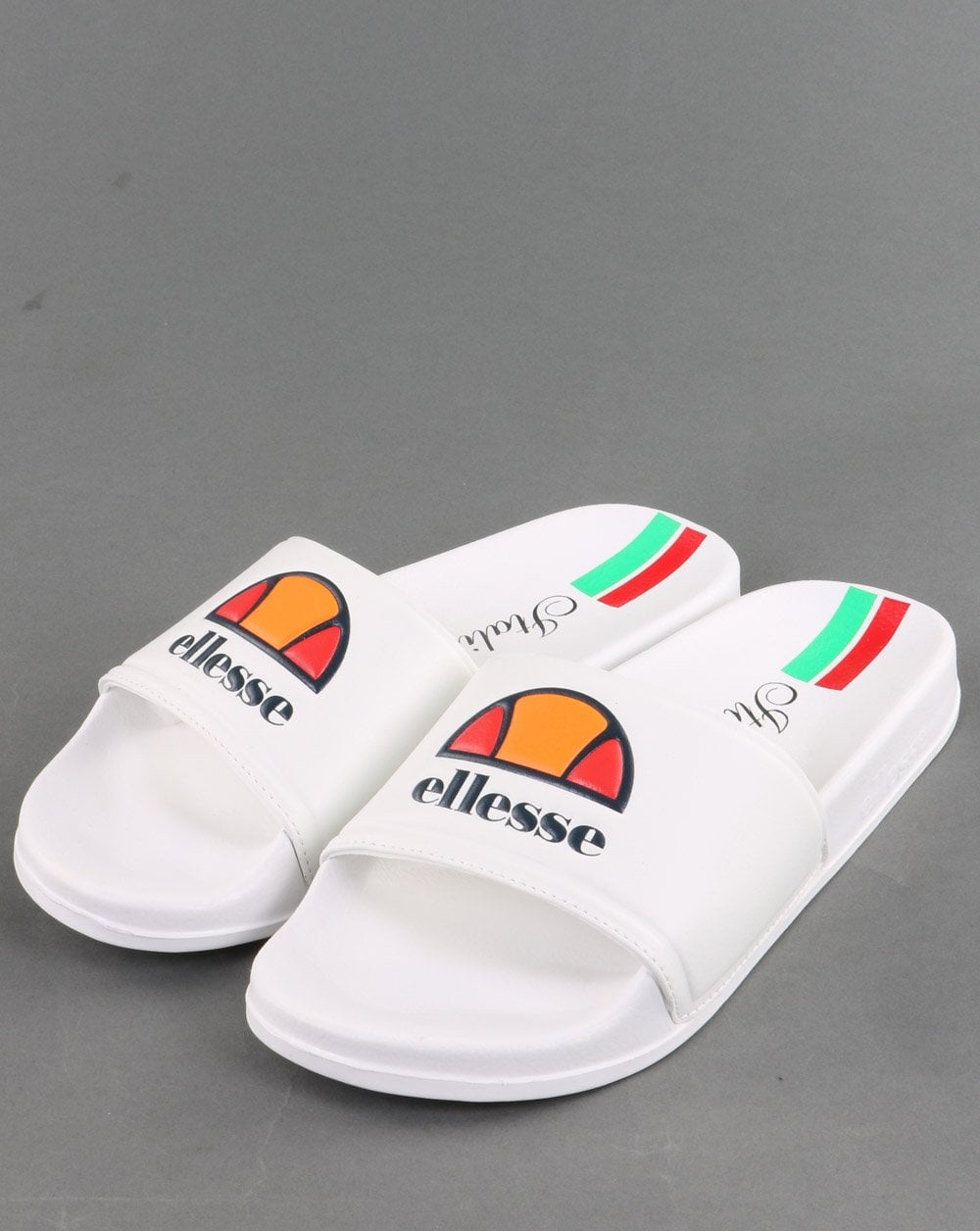 Ellesse Joga Slides White/Green