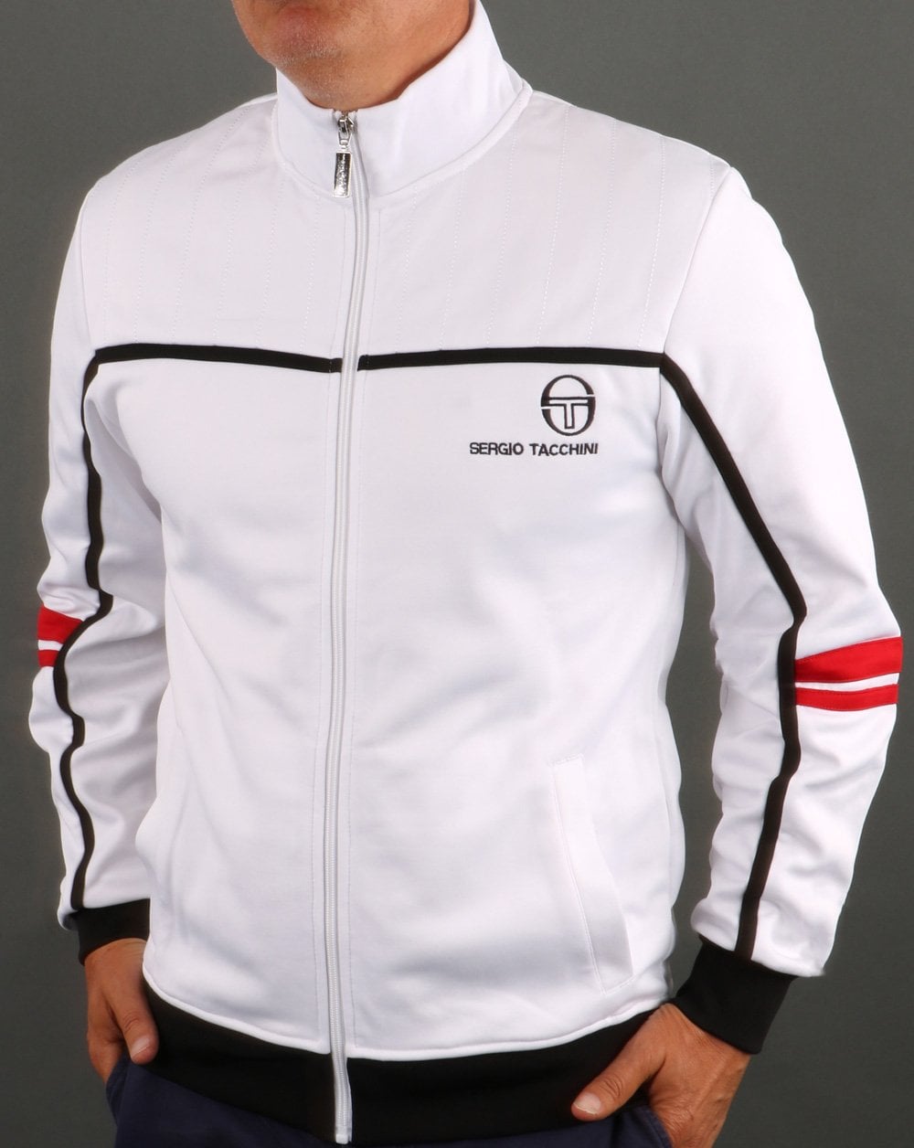 Sergio Tacchini Frankie Track Top White