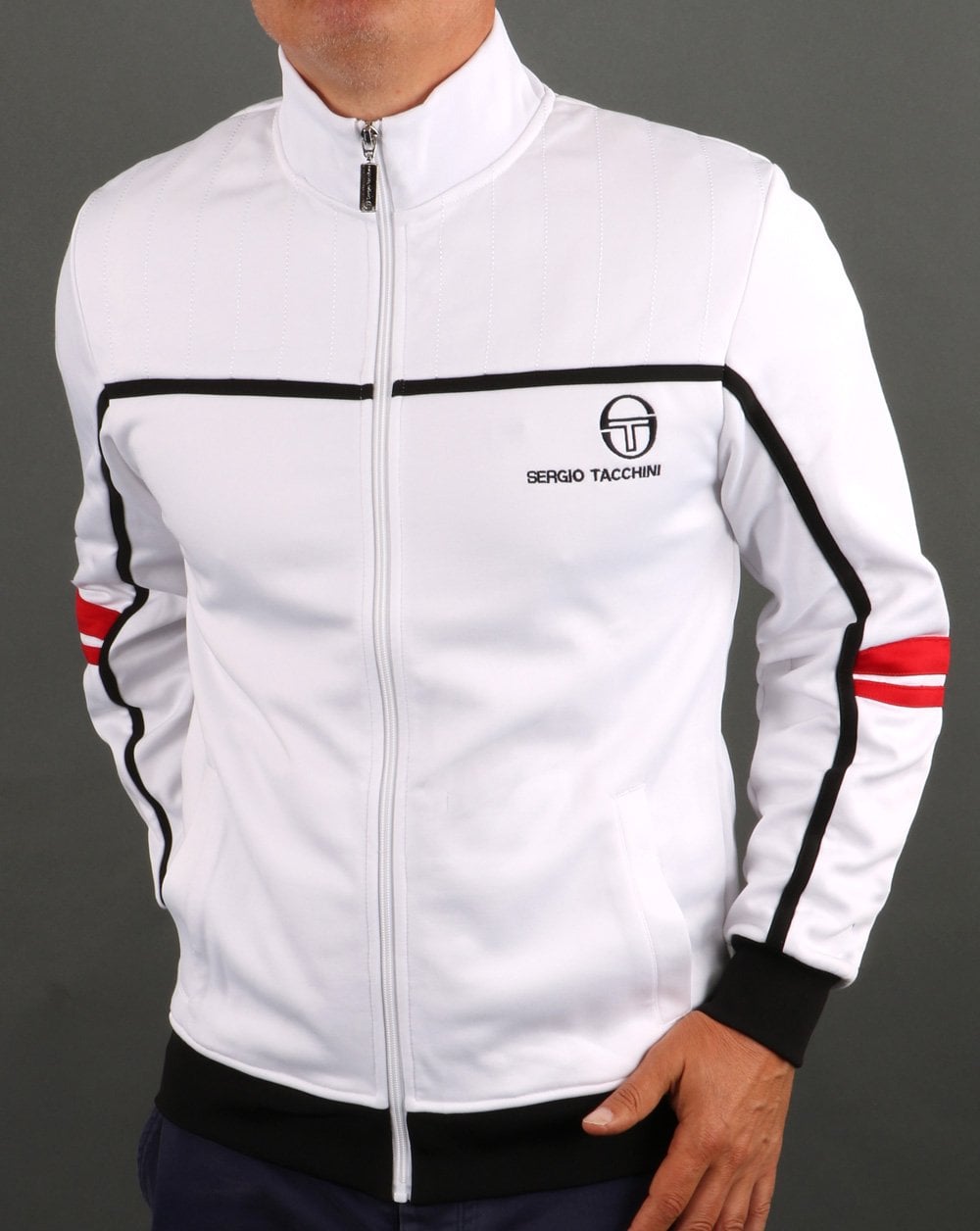 Sergio Tacchini Frankie Track Top White