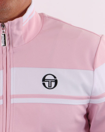 Sergio Tacchini Masters Track Top Pink/White