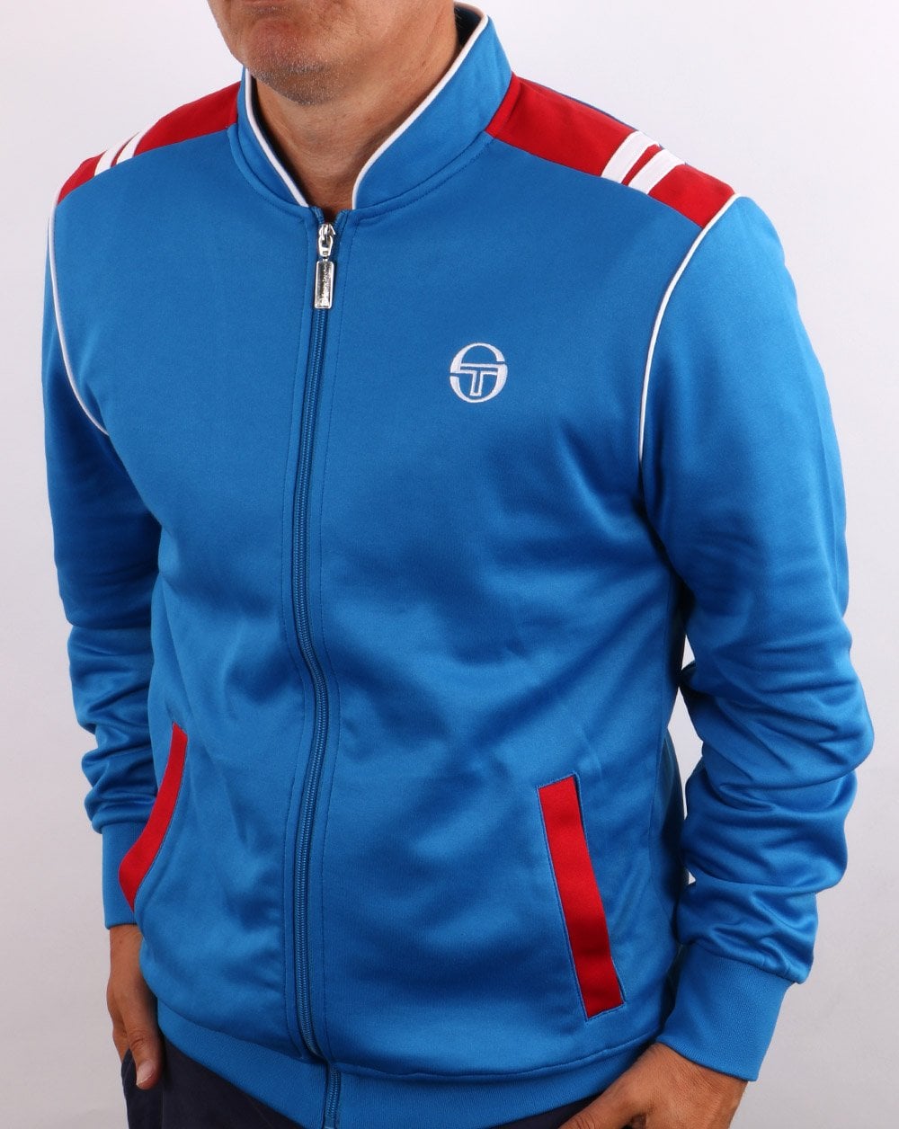 Sergio Tacchini Sammy Track Top French Blue/Red