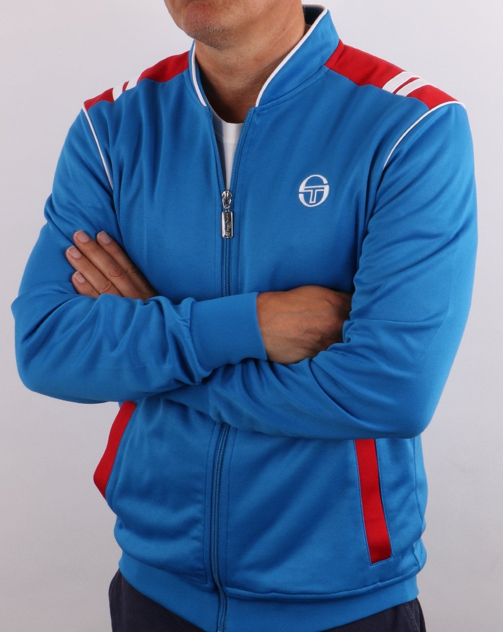 Sergio Tacchini Sammy Track Top French Blue/Red