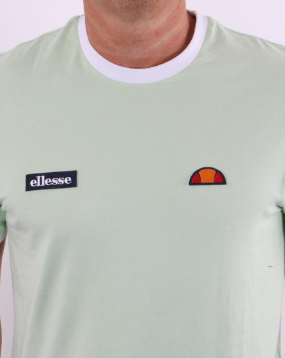 Ellesse Ringer T Shirt Light Green