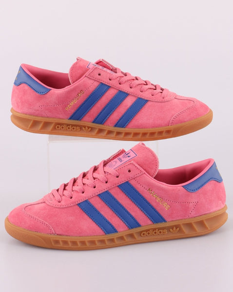 Adidas Hamburg Trainers Rose Pink/ Blue