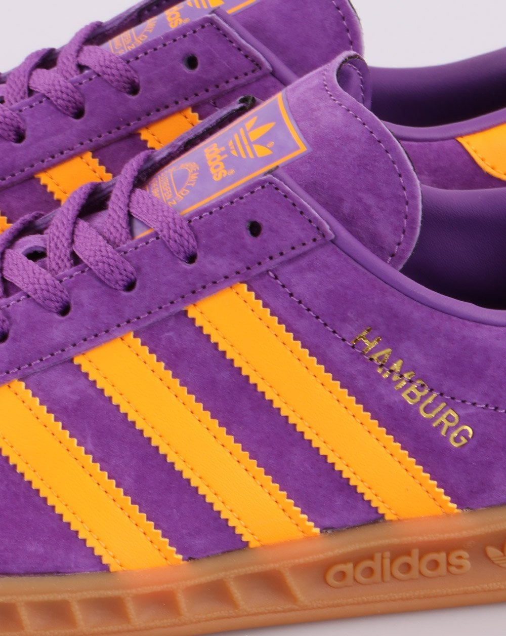 Adidas Hamburg Trainers Purple/ Gold