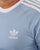 Adidas Originals 3 Stripes T Shirt Sky Blue