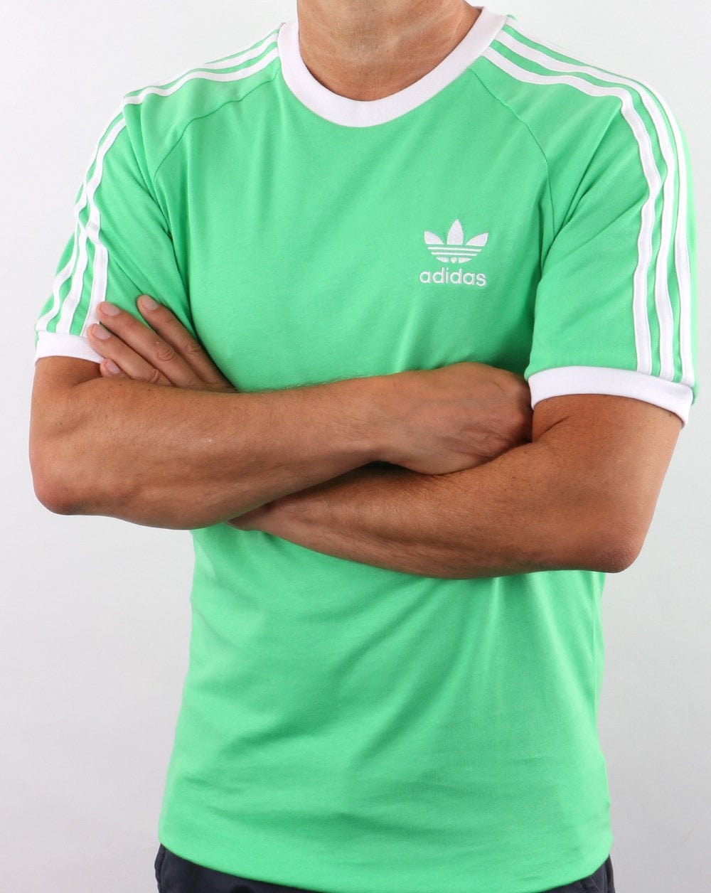 Adidas Originals 3 Stripes T Shirt fresh Green