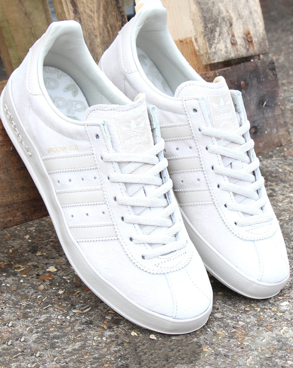 Adidas Broomfield Trainers Raw White