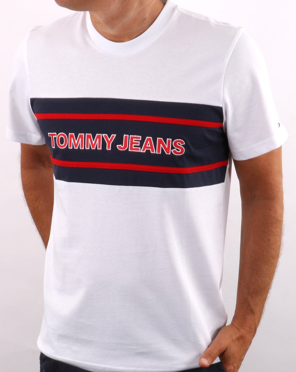 Tommy Jeans Stripe T-shirt White/Multi