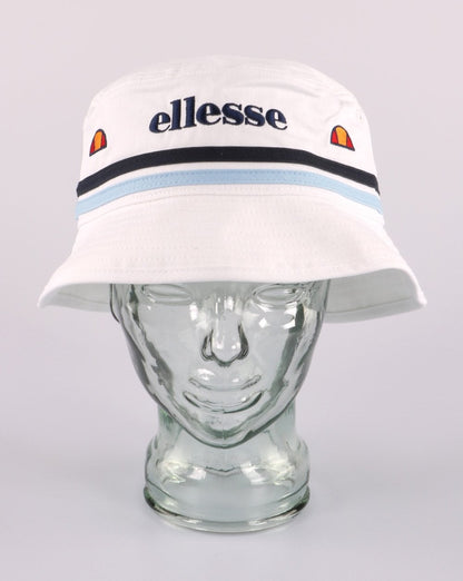 Ellesse Lorenzo Bucket Hat White/Navy/Sky Blue