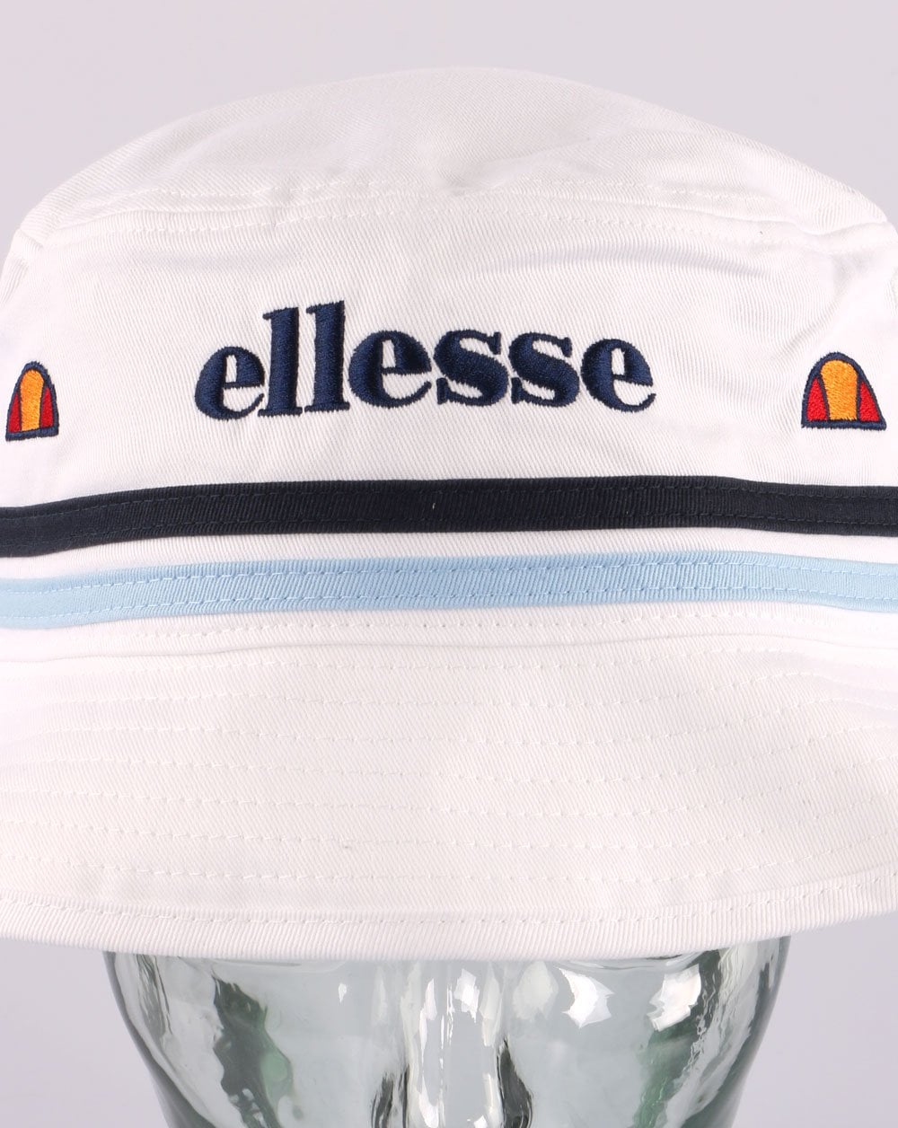 Ellesse Lorenzo Bucket Hat White/Navy/Sky Blue