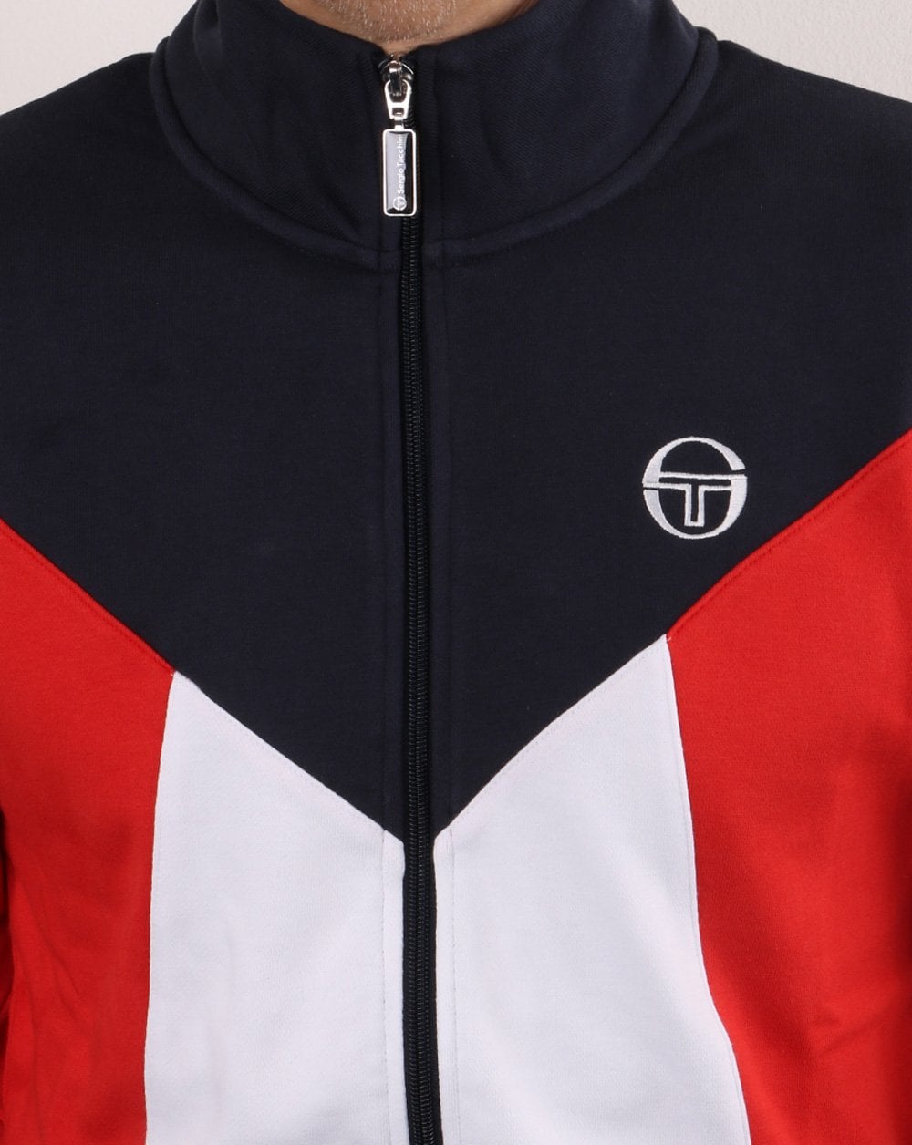 Sergio Tacchini Vero Track Top Navy/White/red