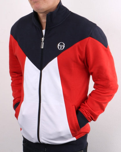 Sergio Tacchini Vero Track Top Navy/White/red